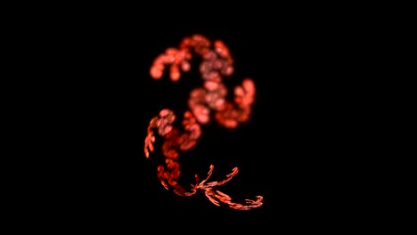fondo de movimiento abstracto de patrón rojo