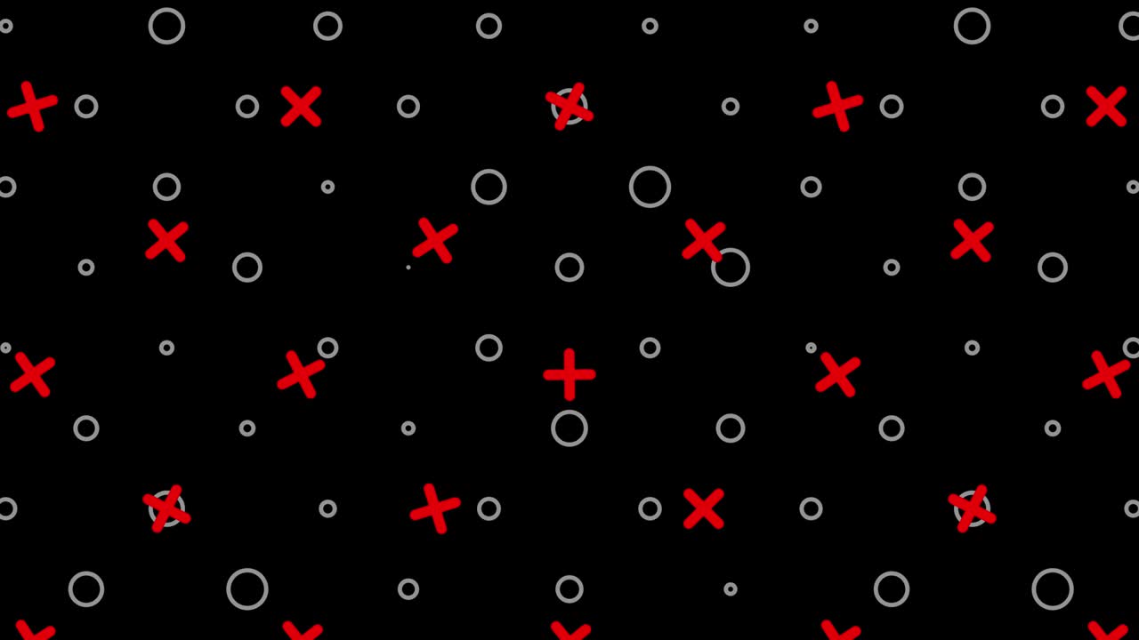 fondo de patrón animado de bucle sin costuras geométrico 4k