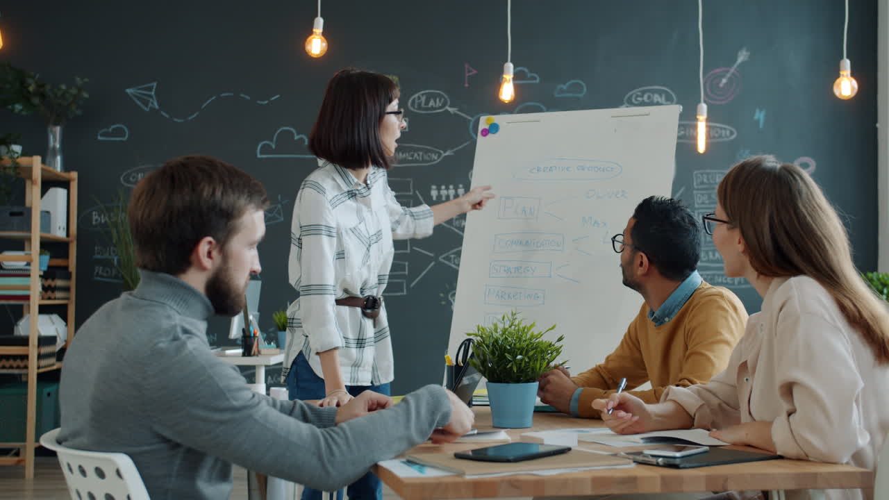 reunión de negocios y sesión de planificación