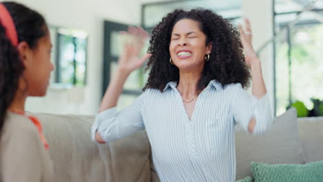 Mother,-daughter-and-conflict-with-angry-on-couch