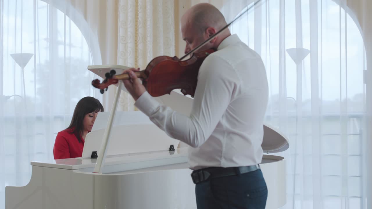 Playing classical music Symphonic Orchestra