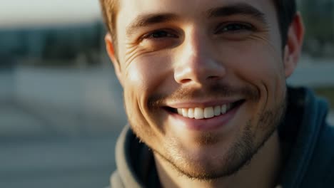 smiling man portrait