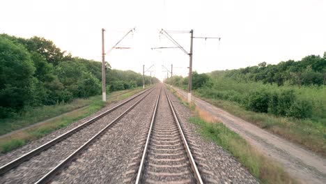 punto de vista del tren