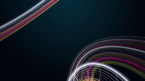 fantastic animation with stripe wave object in slow motion, 4096x2304 loop 4k