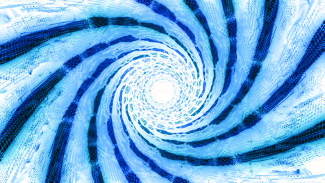 abstract blue spiral