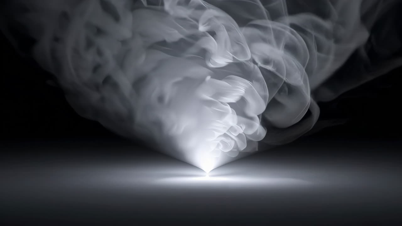 Abstract Smoke and Light Effect
