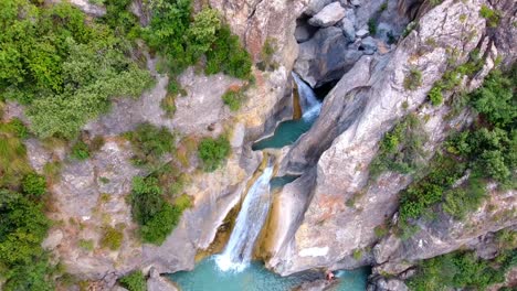 babour mountain waterfall in setif