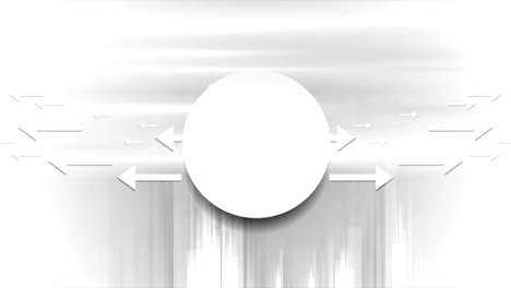 animación de video de tecnología abstracta gris con flechas