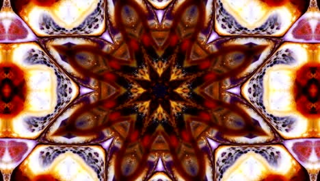 abstracto pincel tinta concepto liso patrón simétrico ornamental decorativo caleidoscopio movimiento círculo geométrico y formas de estrellas