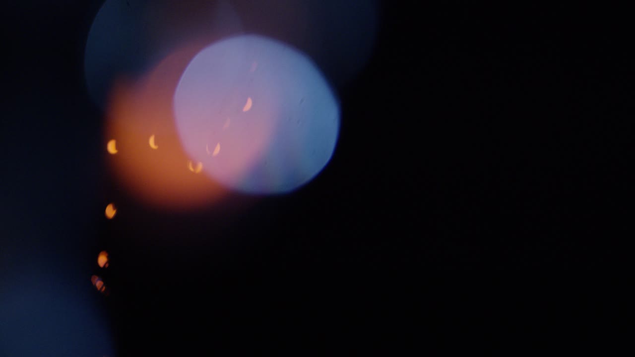 guirnaldas, deslumbramiento, fuera de foco y en foco