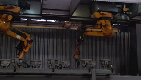 industrial robots in manufacturing process