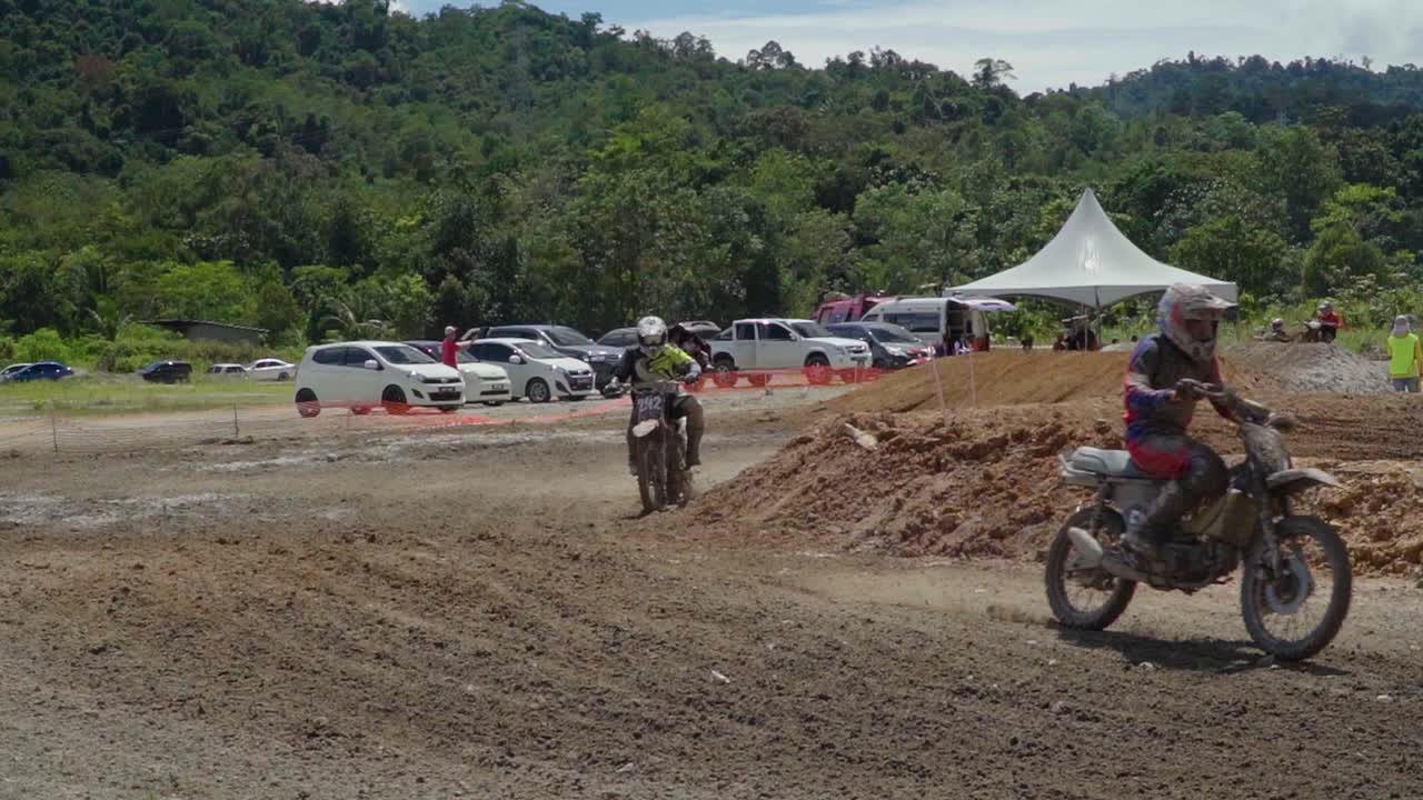 Serikin Bau Dirt Bike Race,Kuching,Borneo.