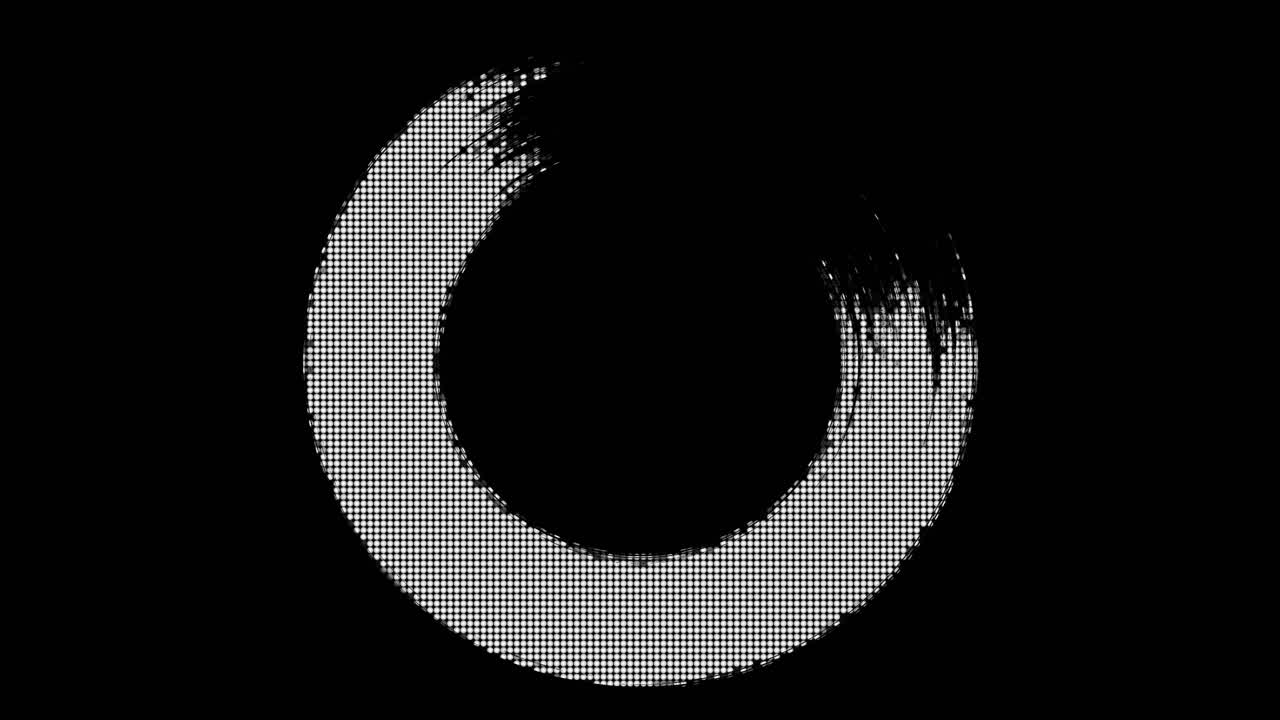 비디오 알파 채널 마스킹을 위한 브러시 유형의 8가지 변형이 있는 추상 브러시 스트로크 효과