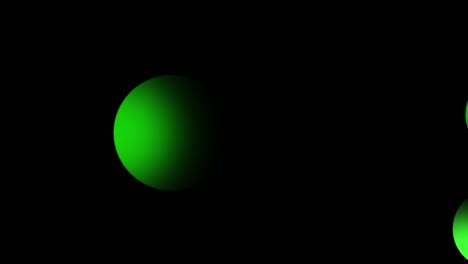black background and  moving ellipses