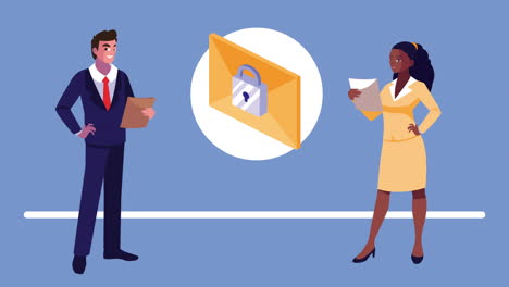 business communication and secure document sharing