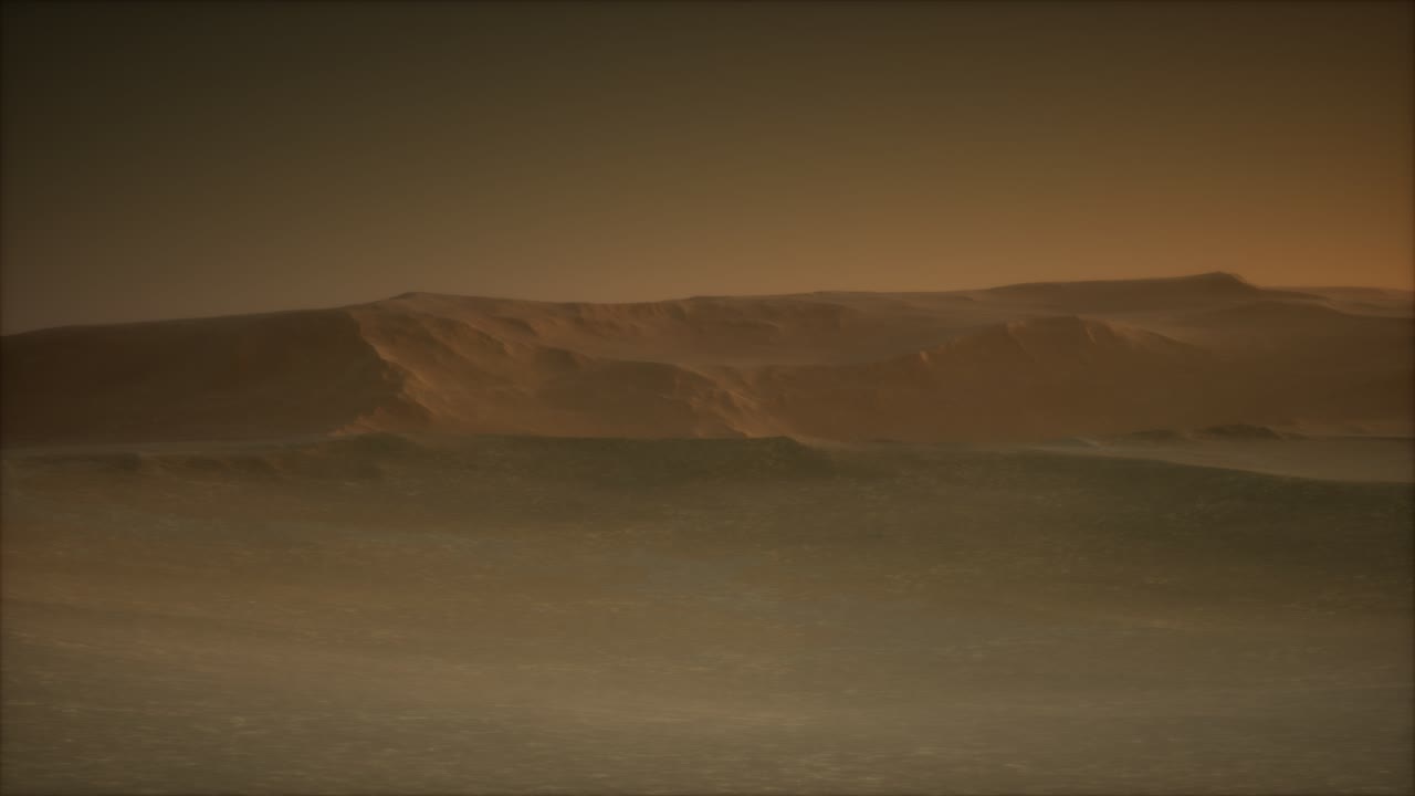 tempesta del deserto nel deserto di sabbia