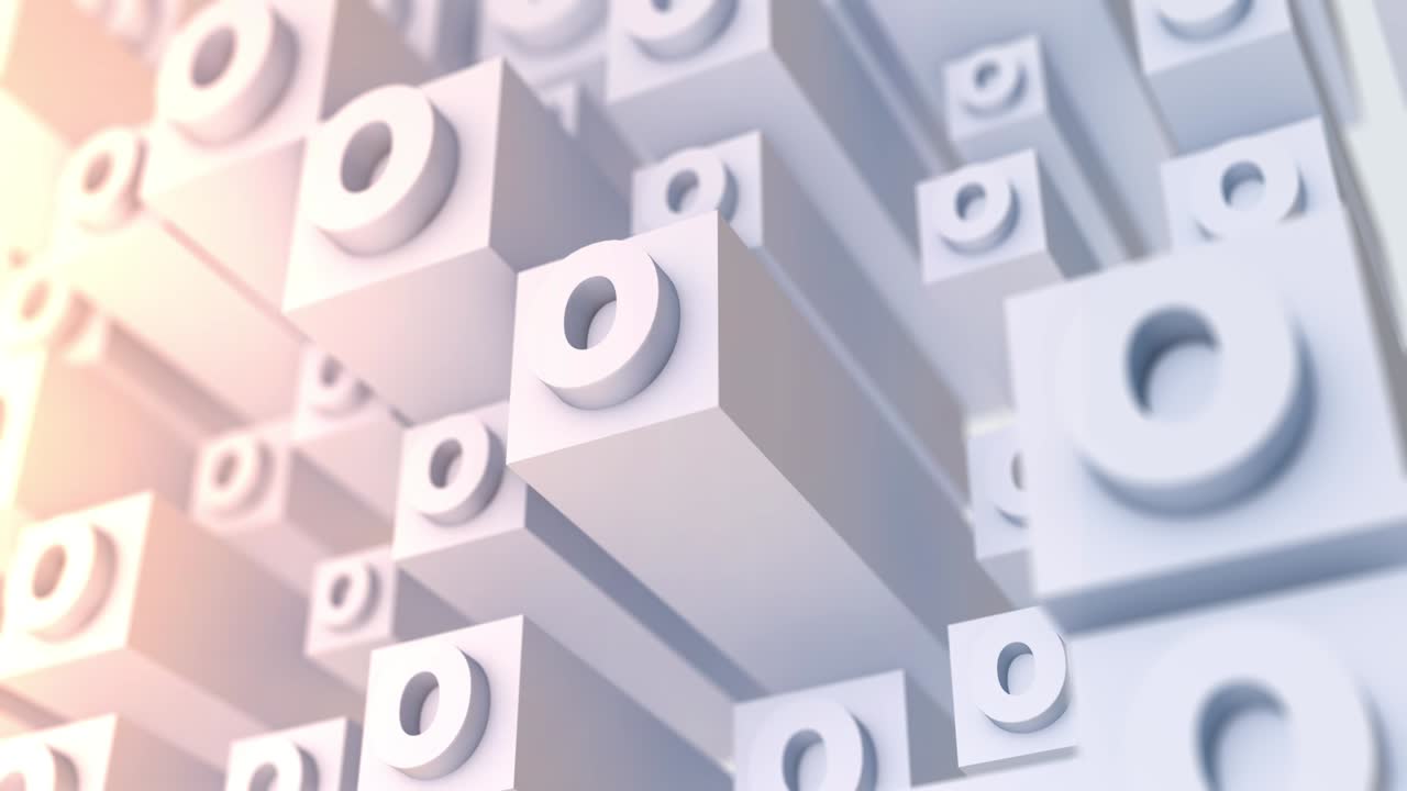 Letter O background (loopable)