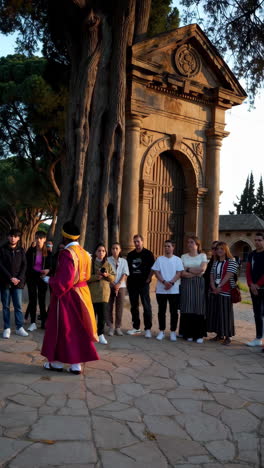 cultural event in a park
