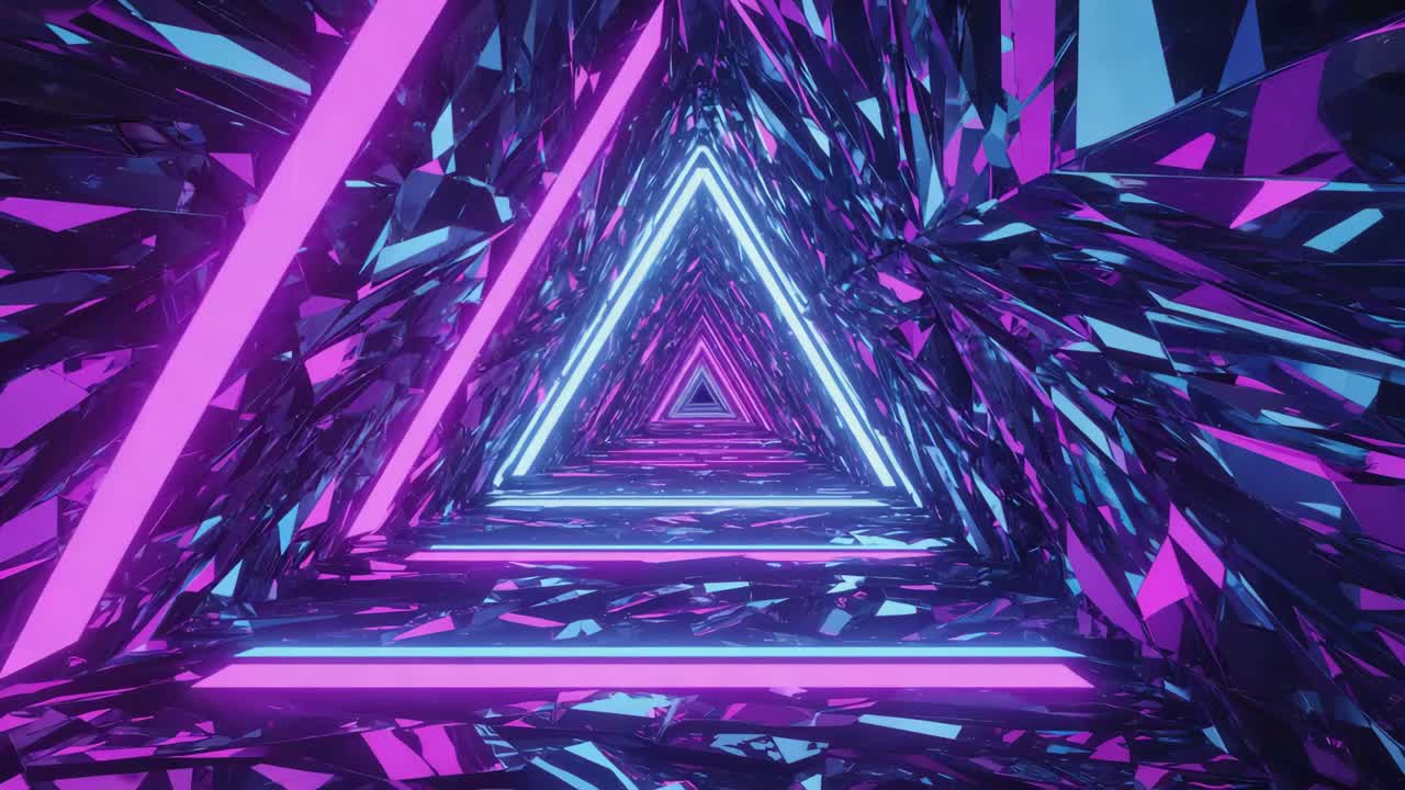 Abstract Triangle Tunnel