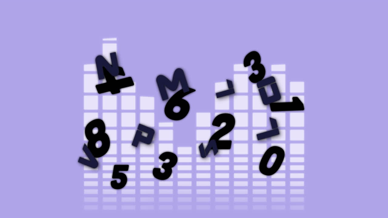 animación del procesamiento de datos financieros