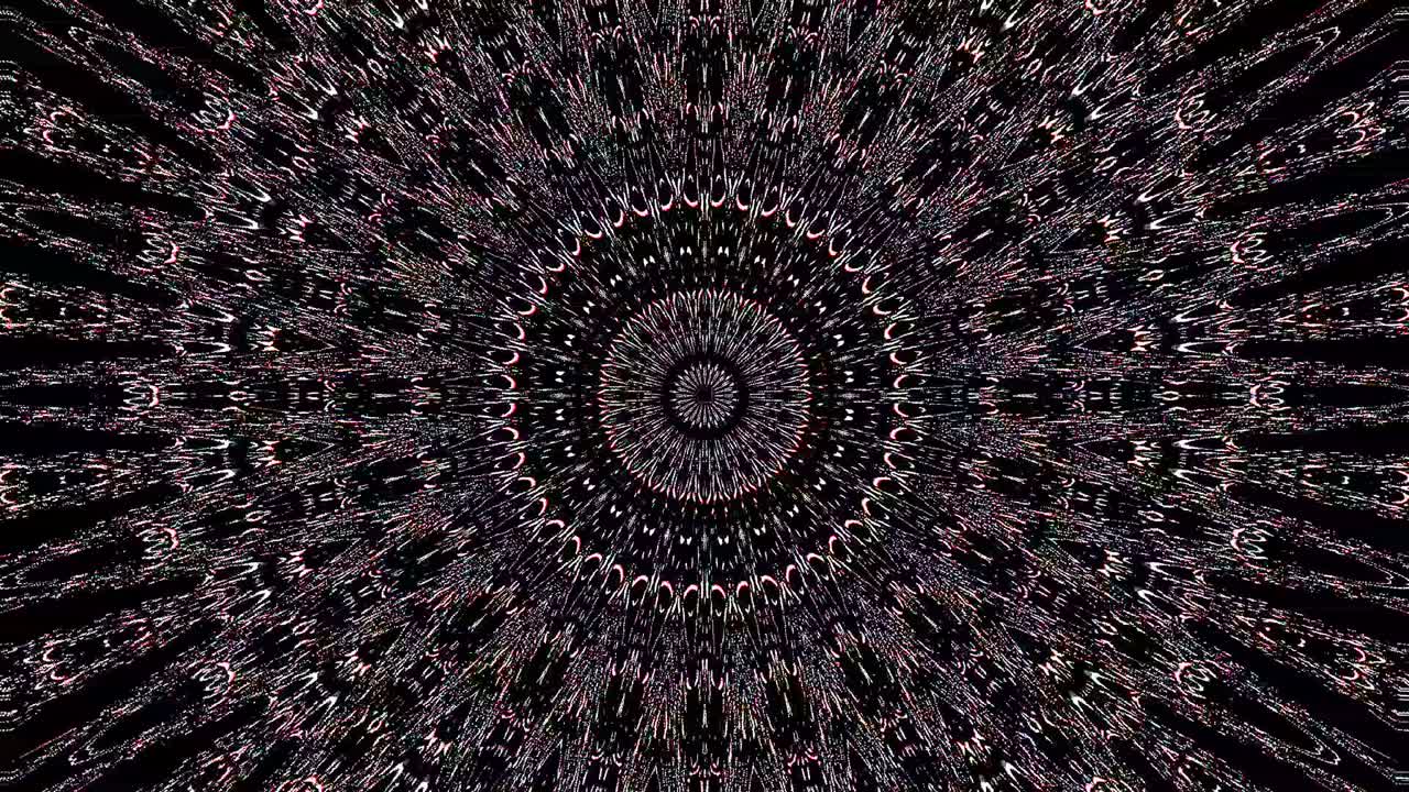 Bright abstract light governing full color, kaleidoscope