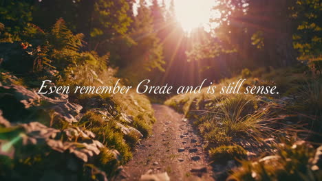 nature's serenity and inspirational moments