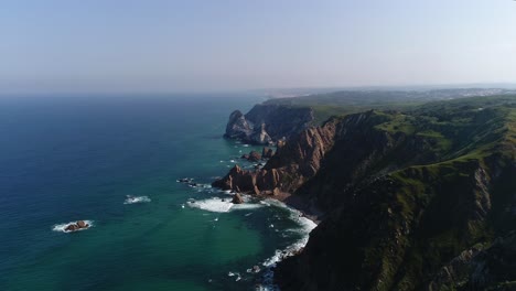 vista general del cabo de roca, portugal, europa