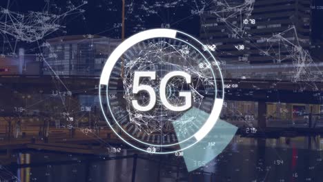 5g mostrado en un círculo