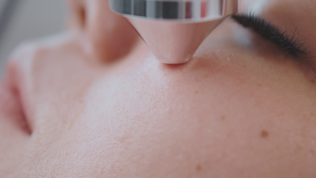 얼굴 치료 세션