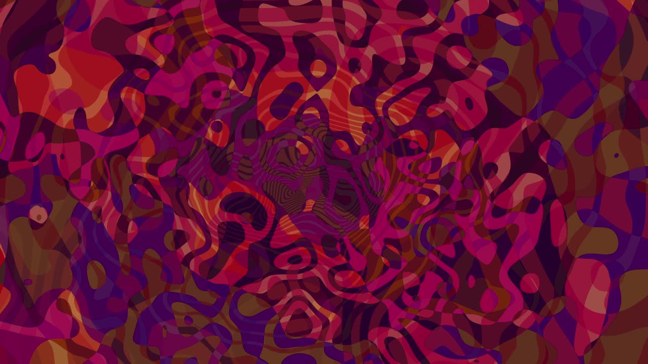 loopable vibrant fluid abstract in magenta and purple tones - swirling organic patterns