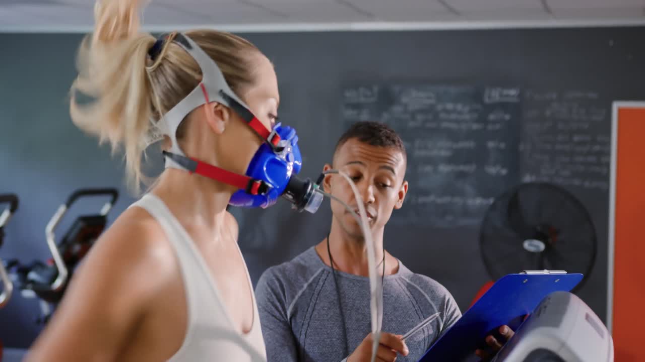 대사 가스 분석기를 사용하는 러너