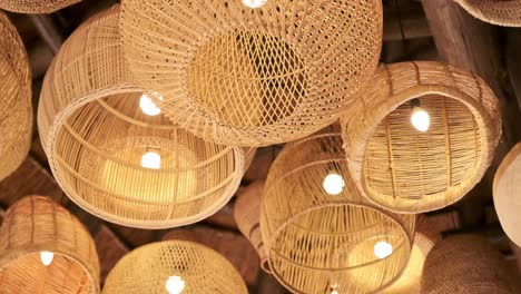 beautiful hand woven african lamps