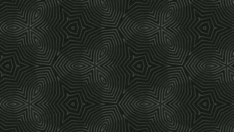 Computerized-animation-of-monochromatic-mosaic-pattern-changing-shapes