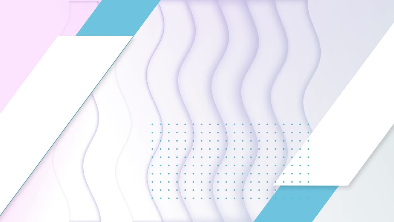 ⁇ 색과 파란색 줄무 ⁇ 와 파란색 점들이 여러 개의  ⁇ 색 파동 모양을  ⁇ 고 있습니다.