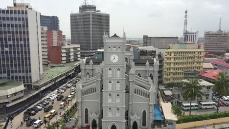 Die-Kathedrale-Von-Christ-Marina,-Lagos-Ist-Eine-Anglikanische-Kathedrale-Auf-Der-Insel-Lagos,-Nigeria