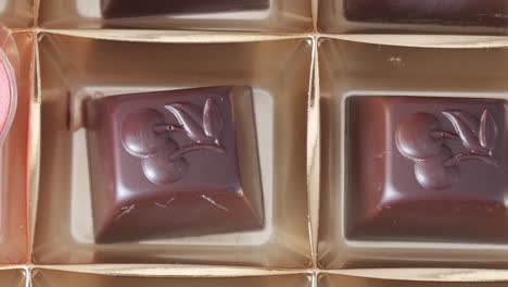 handmade chocolate pieces with heart-shaped design, perfect for valentine's day gifts