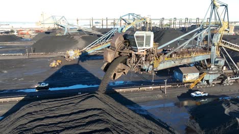 coal handling and processing equipment at an industrial facility