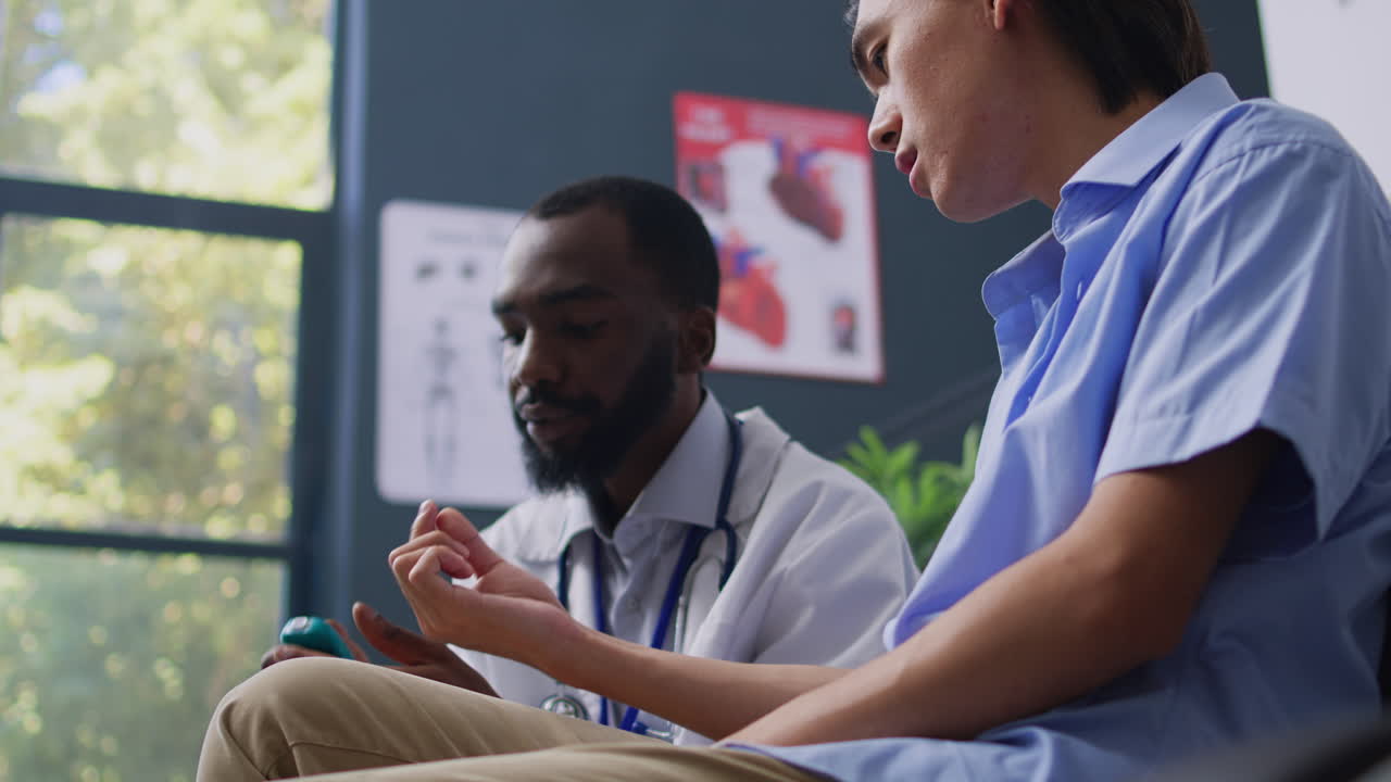 Doctor Consulting with Patient