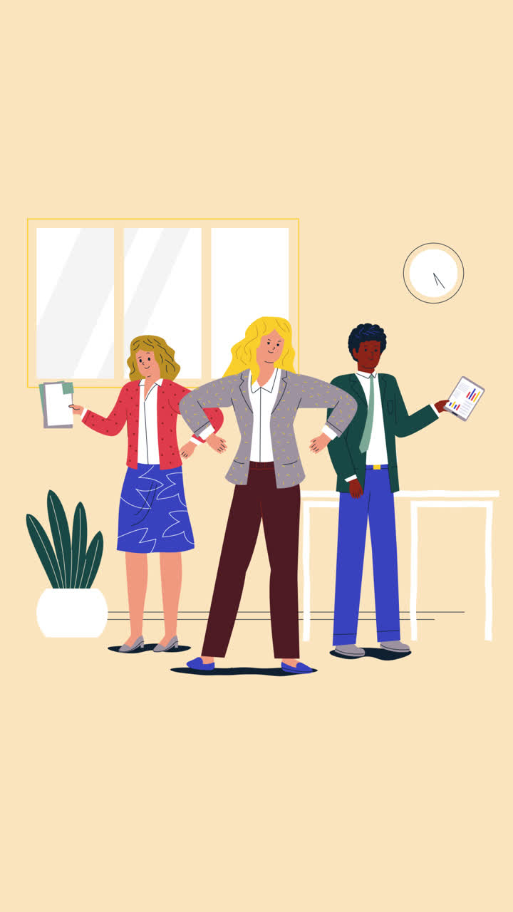 Business Team Meeting Illustration