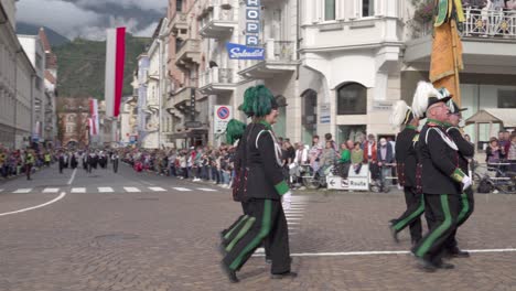 brass band crailsheim at the annual grape festival, meran - merano, south tyrol, italy (part 4 of 4)