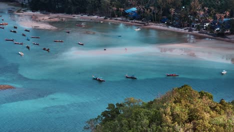 cinematic establishing shot of fisherman village