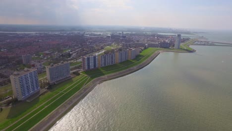 the city of terneuzen at the delta of the westerschelde