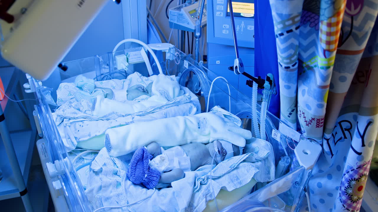 Neonati prematuri in incubatrice