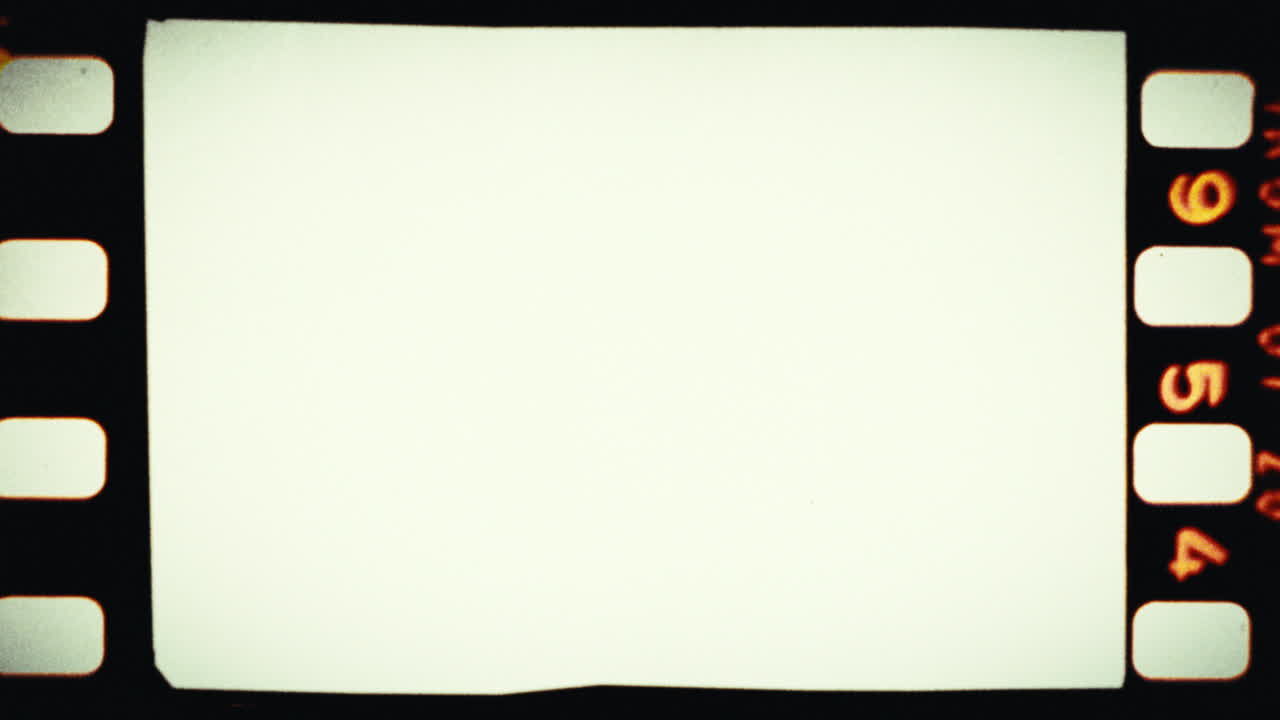 marco de película en blanco