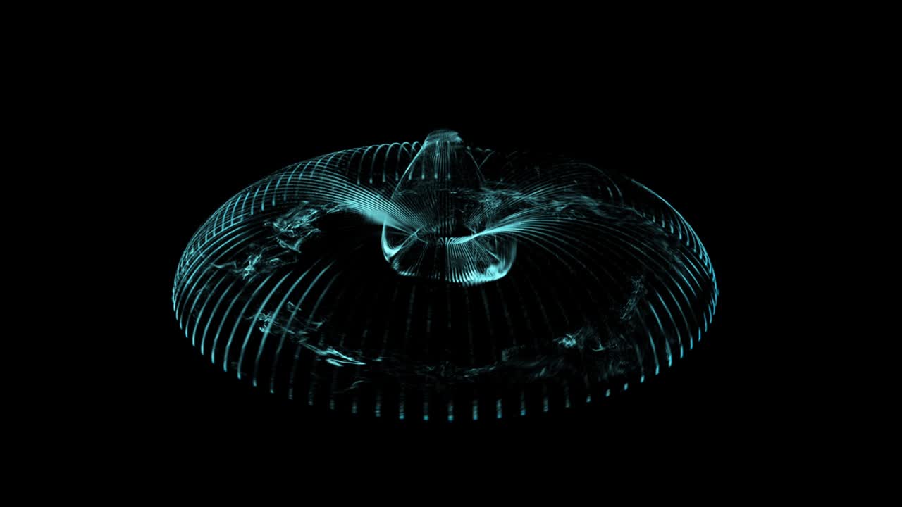 Blue Glowing Sci-fi Gate