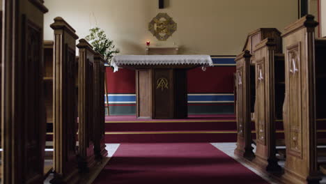 corridor of a church