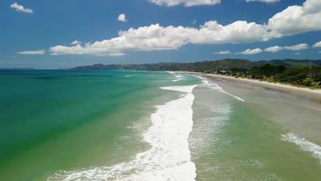 matarangi beach on a summers day