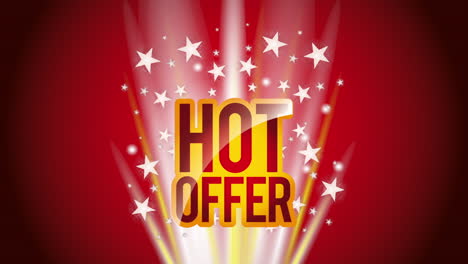 hot offer promotion graphic design