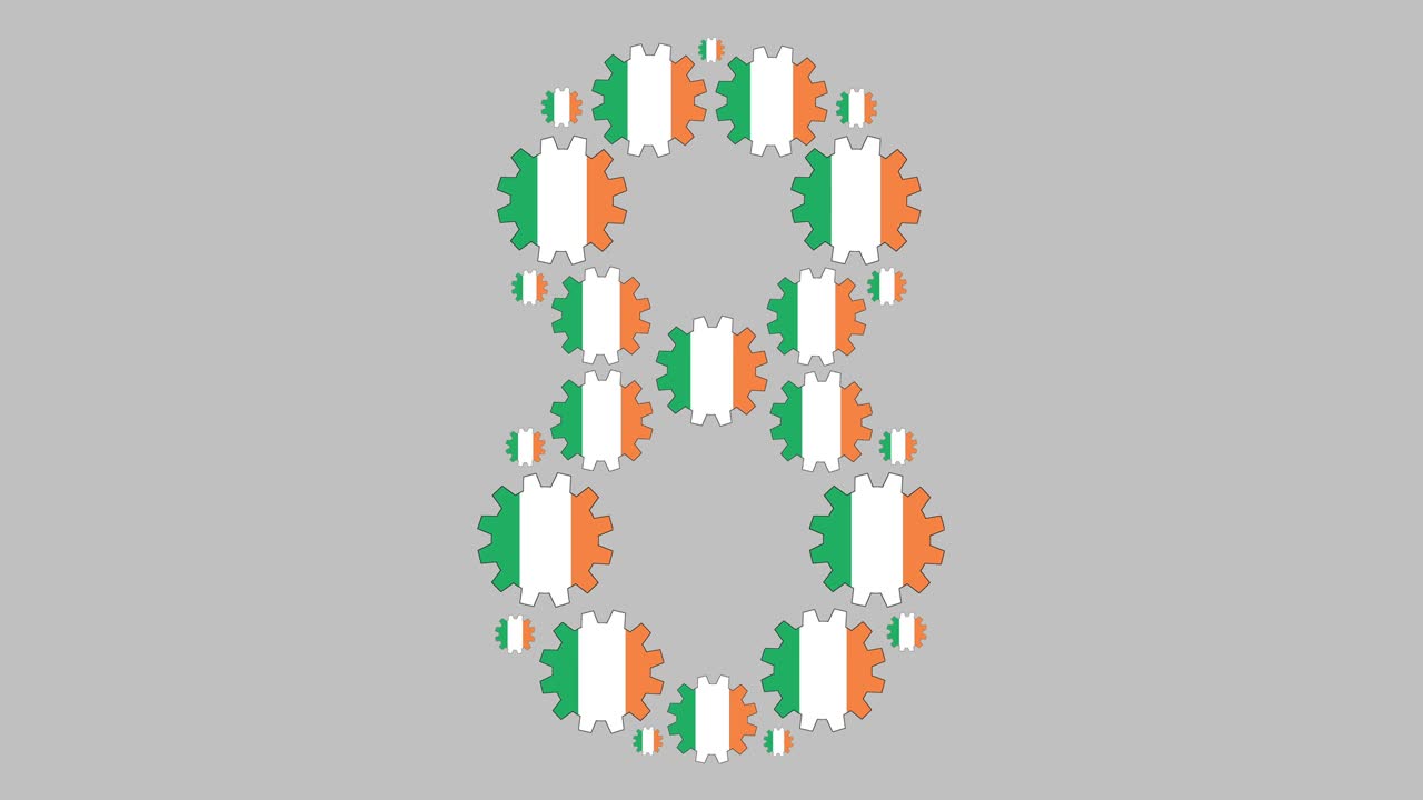 número ocho irlandés