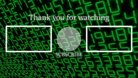 número aleatorio card de finalización pantalla de finalización gráficos de movimiento